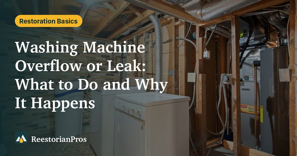 Top-load washer and dryer in a basement laundry area with exposed framing